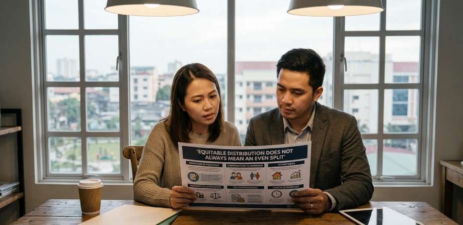 Two professional consultants reviewing a business report together in a bright office.