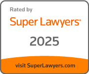 Super Lawyers 2025 badge featuring the text "Rated by Super Lawyers 2025." Discover why Our Attorneys NYC are recognized—visit SuperLawyers.com.